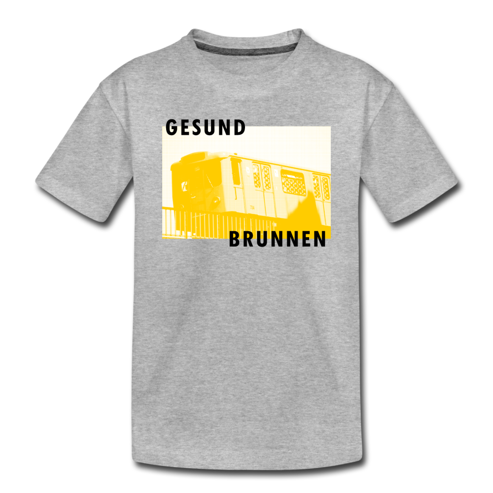 Gesundbrunnen Metro - Kinder Premium T-Shirt - heather grey