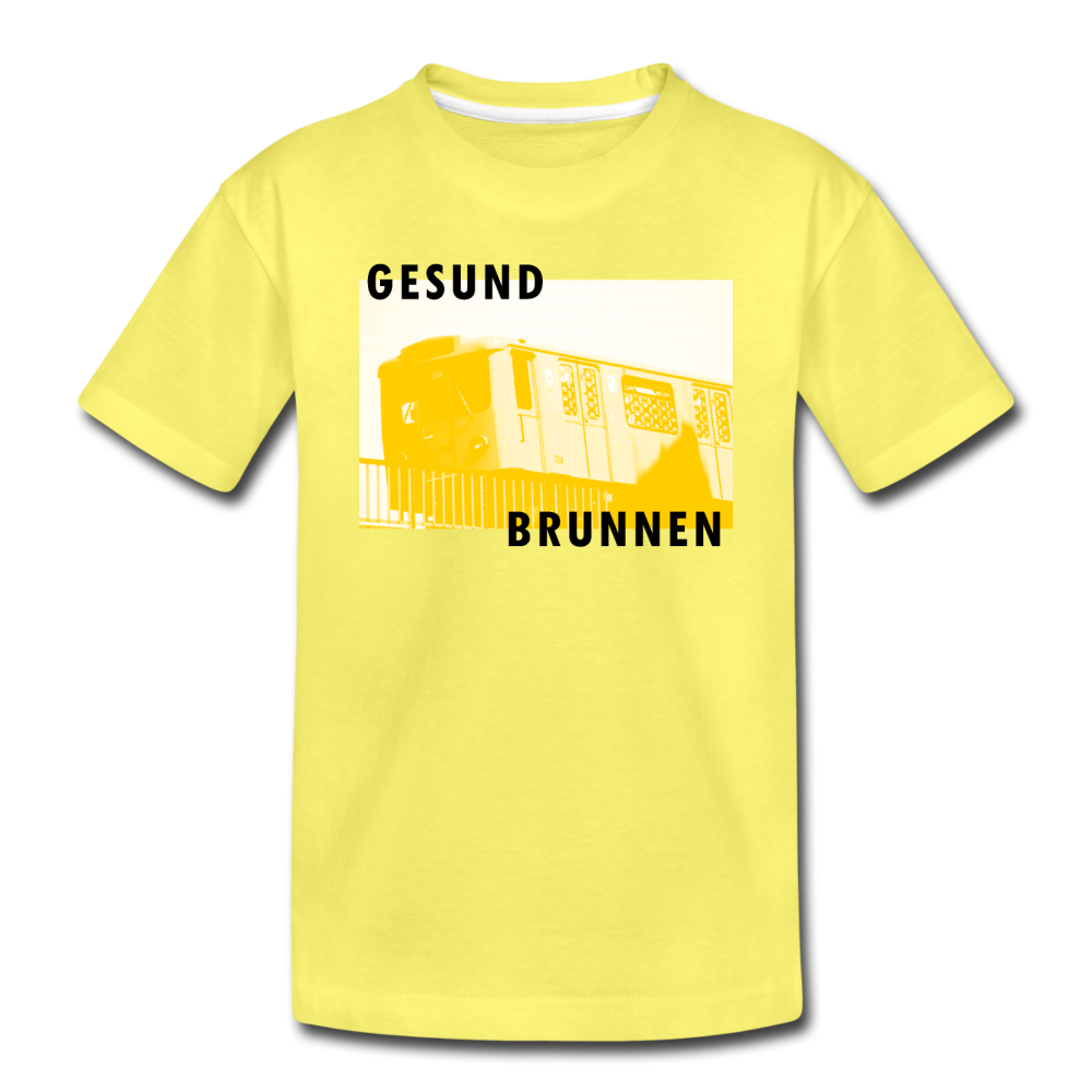 Gesundbrunnen Metro - Kinder Premium T-Shirt - yellow