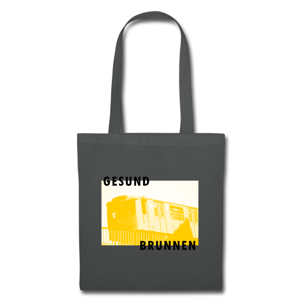 Gesundbrunnen Metro - Stoffbeutel - graphite grey