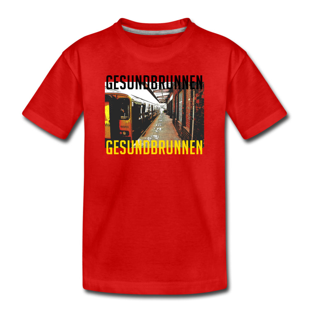 Gesundbrunnen - Kinder Premium T-Shirt - red