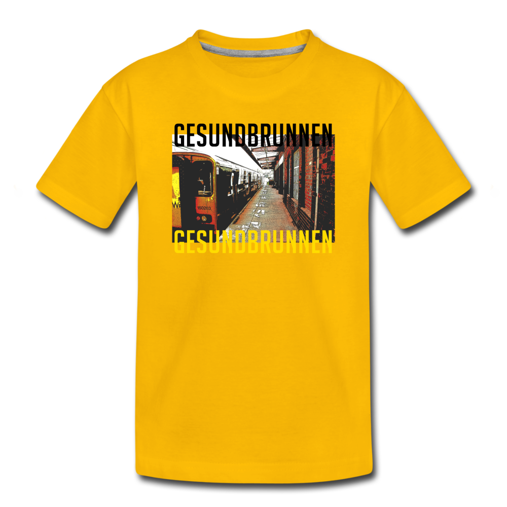 Gesundbrunnen - Kinder Premium T-Shirt - sun yellow
