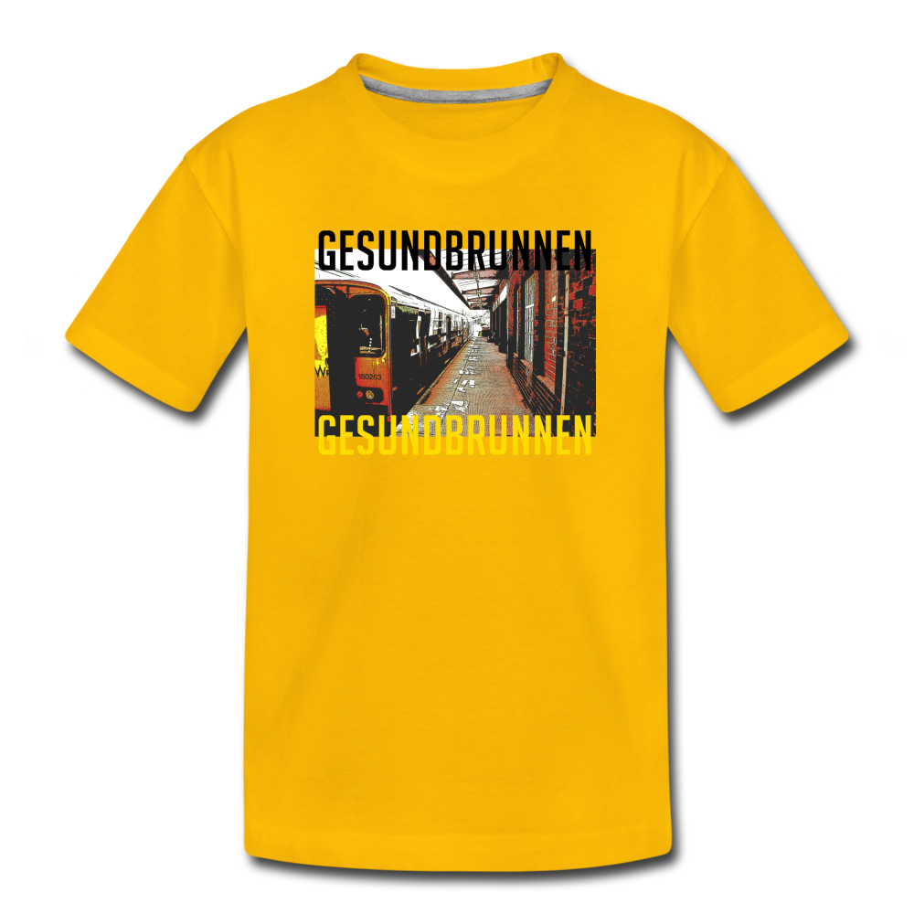 Gesundbrunnen - Teenager Premium T-Shirt - sun yellow