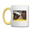Gesundbrunnen - Tasse zweifarbig - white/yellow