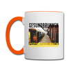 Gesundbrunnen - Tasse zweifarbig - white/orange
