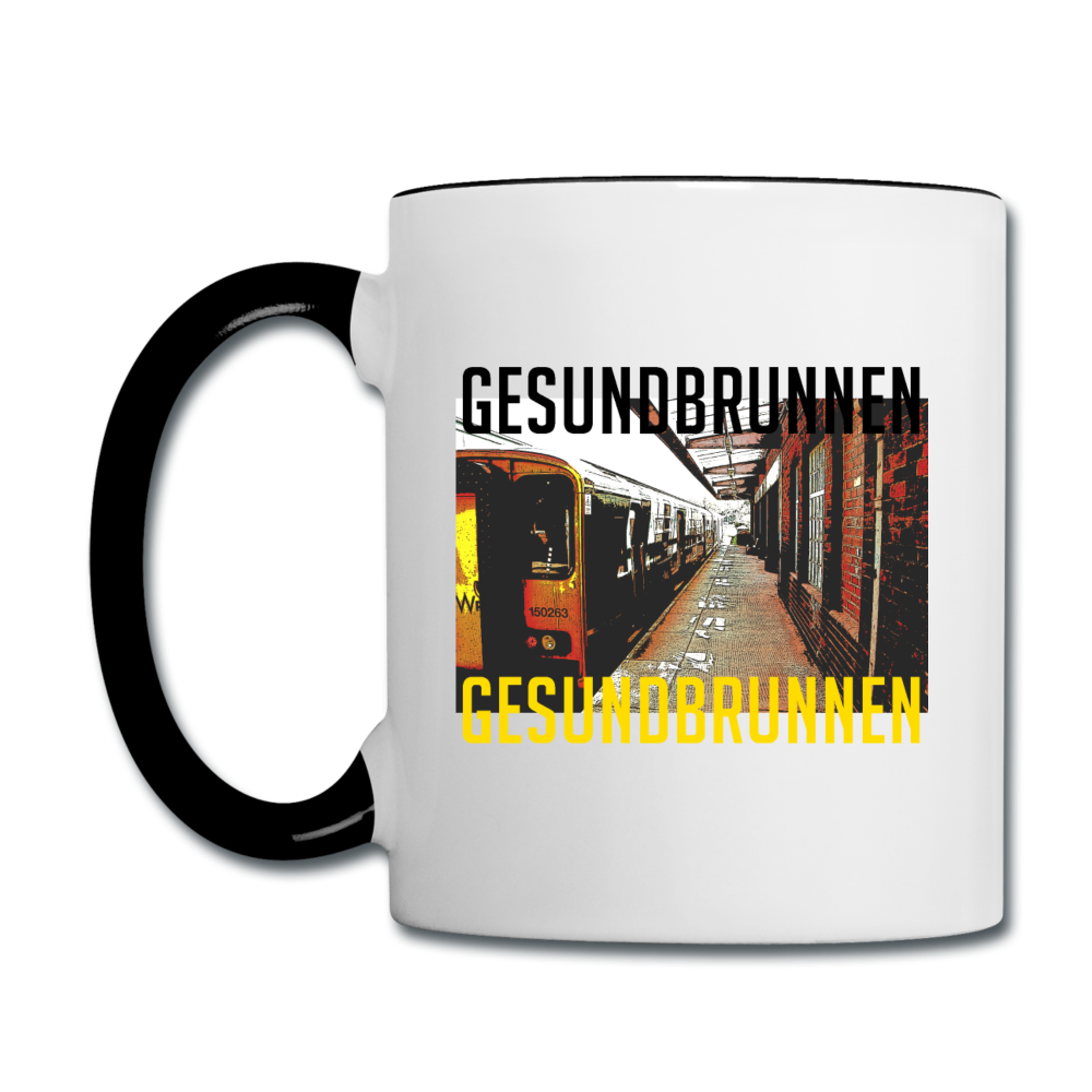 Gesundbrunnen - Tasse zweifarbig - white/black