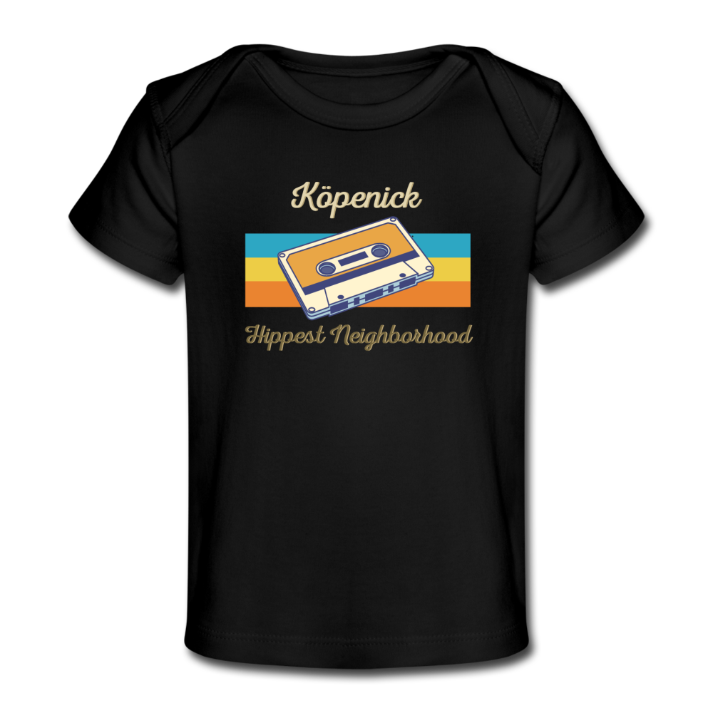 Köpenick Hippest Neighborhood - Baby Bio T-Shirt - black