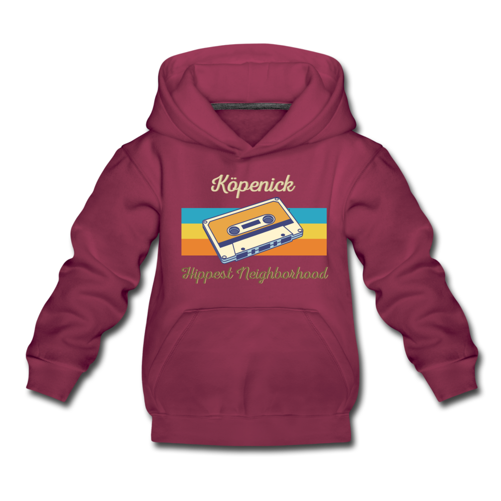 Köpenick Hippest Neighborhood - Kinder Premium Hoodie - bordeaux
