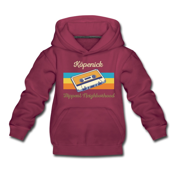 Köpenick Hippest Neighborhood - Kinder Premium Hoodie - bordeaux