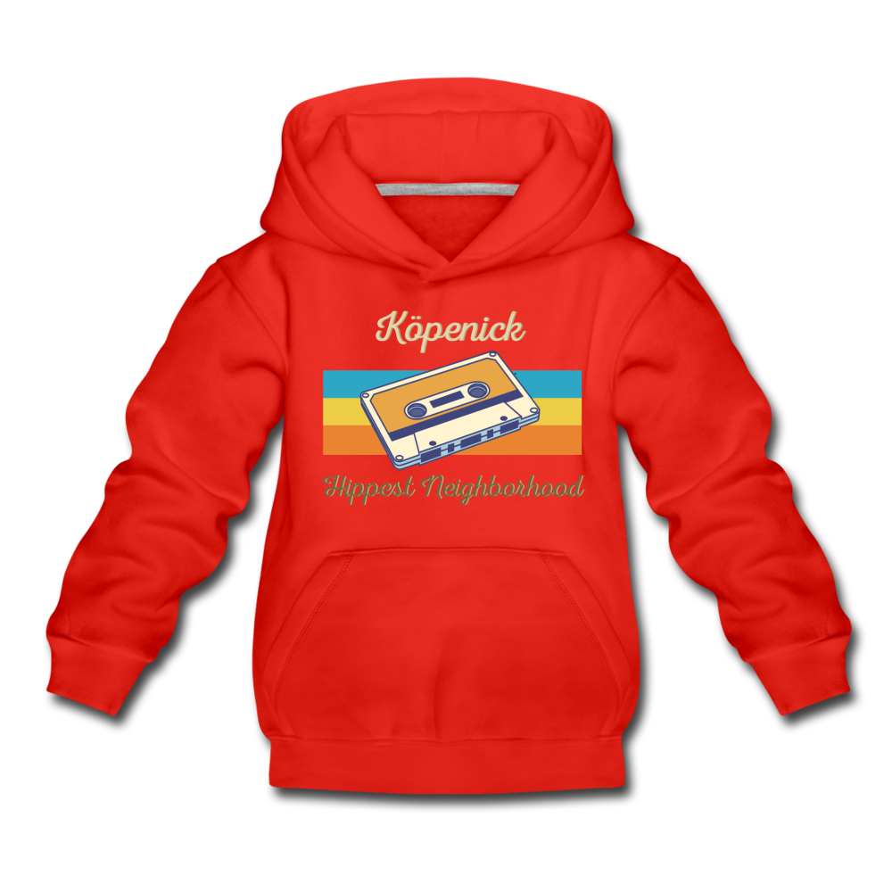 Köpenick Hippest Neighborhood - Kinder Premium Hoodie - red