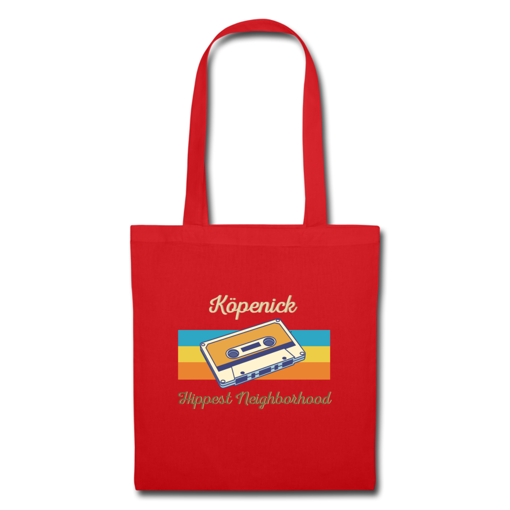 Köpenick Hippest Neighborhood - Stoffbeutel - red