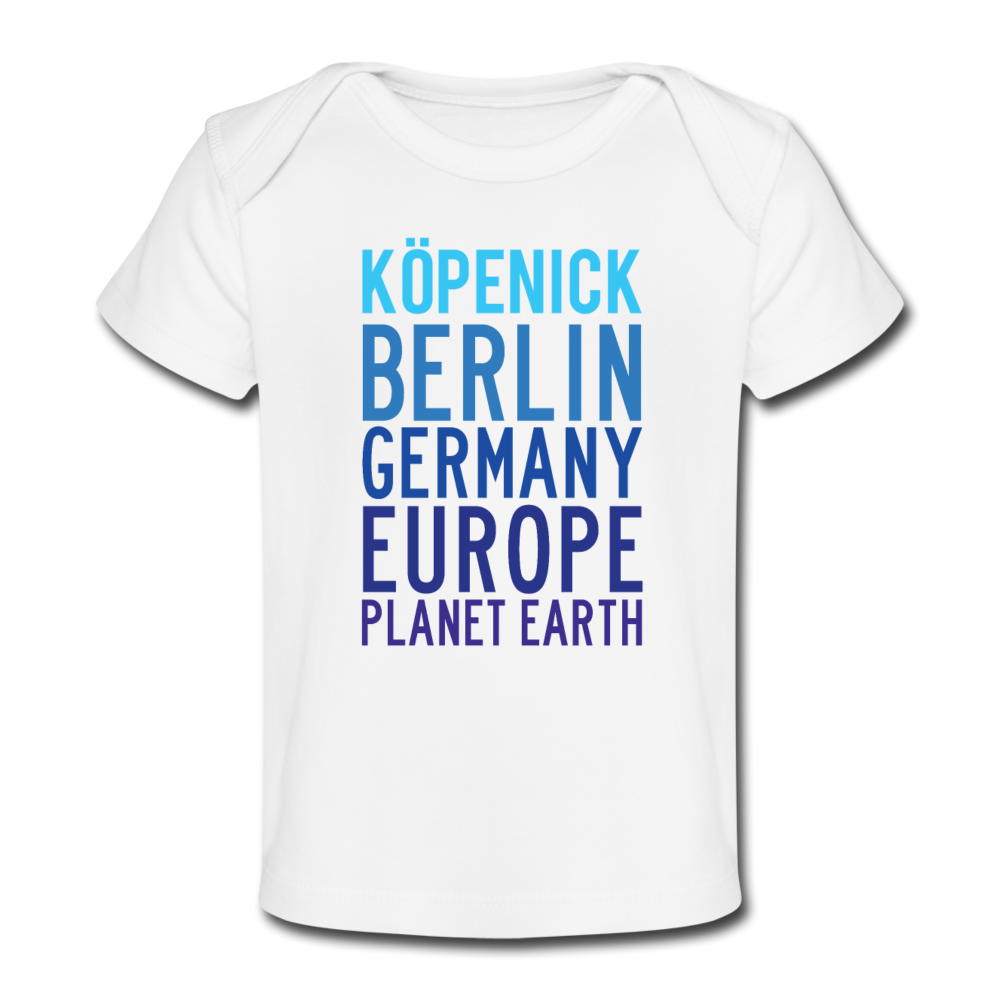 Köpenick Planet Earth - Baby Bio T-Shirt - white