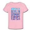 Köpenick Planet Earth - Baby Bio T-Shirt - light pink