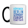 Köpenick Planet Earth - Tasse zweifarbig - white/black