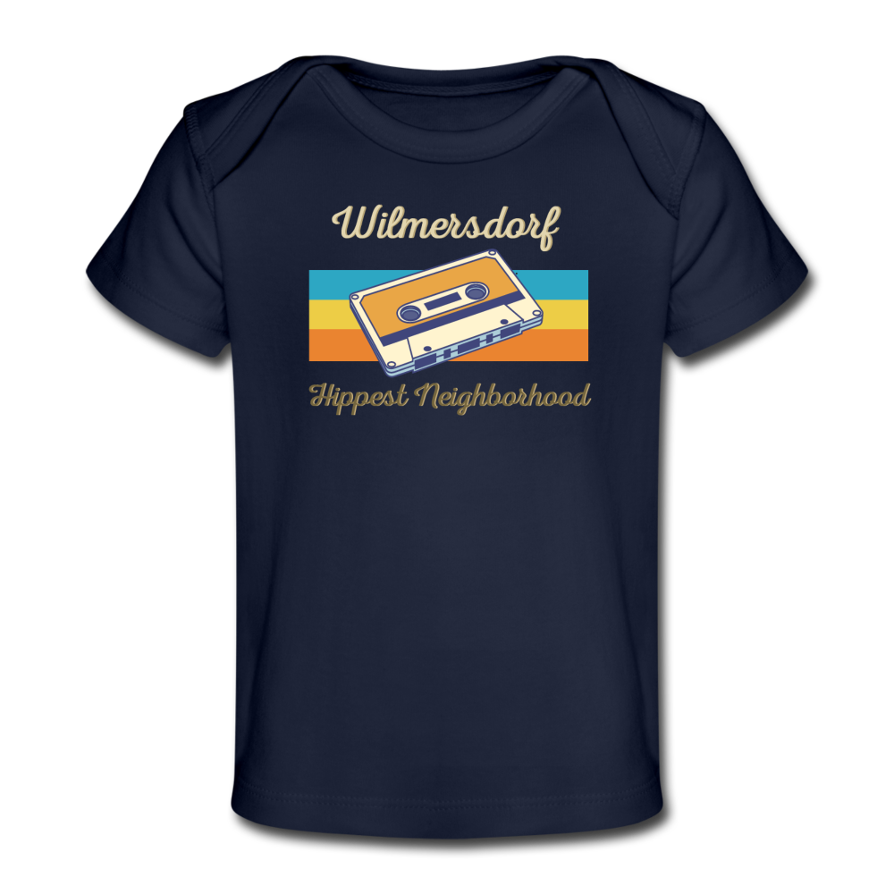 Wilmersdorf Hippest Neighborhood - Baby Bio T-Shirt - dark navy