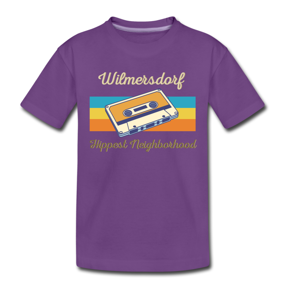 Wilmersdorf Hippest Neighborhood - Teenager Premium T-Shirt - purple