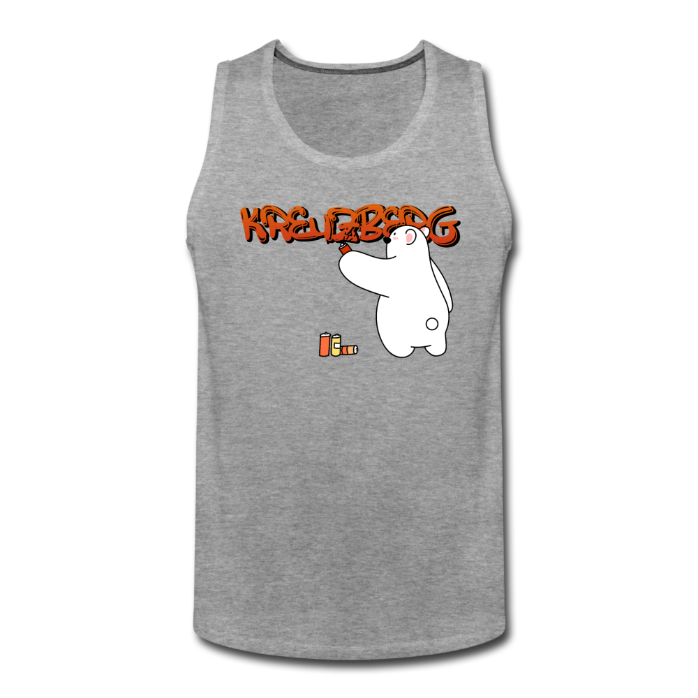 Kreuzberg Graffiti - Männer Premium Tank Top - heather grey