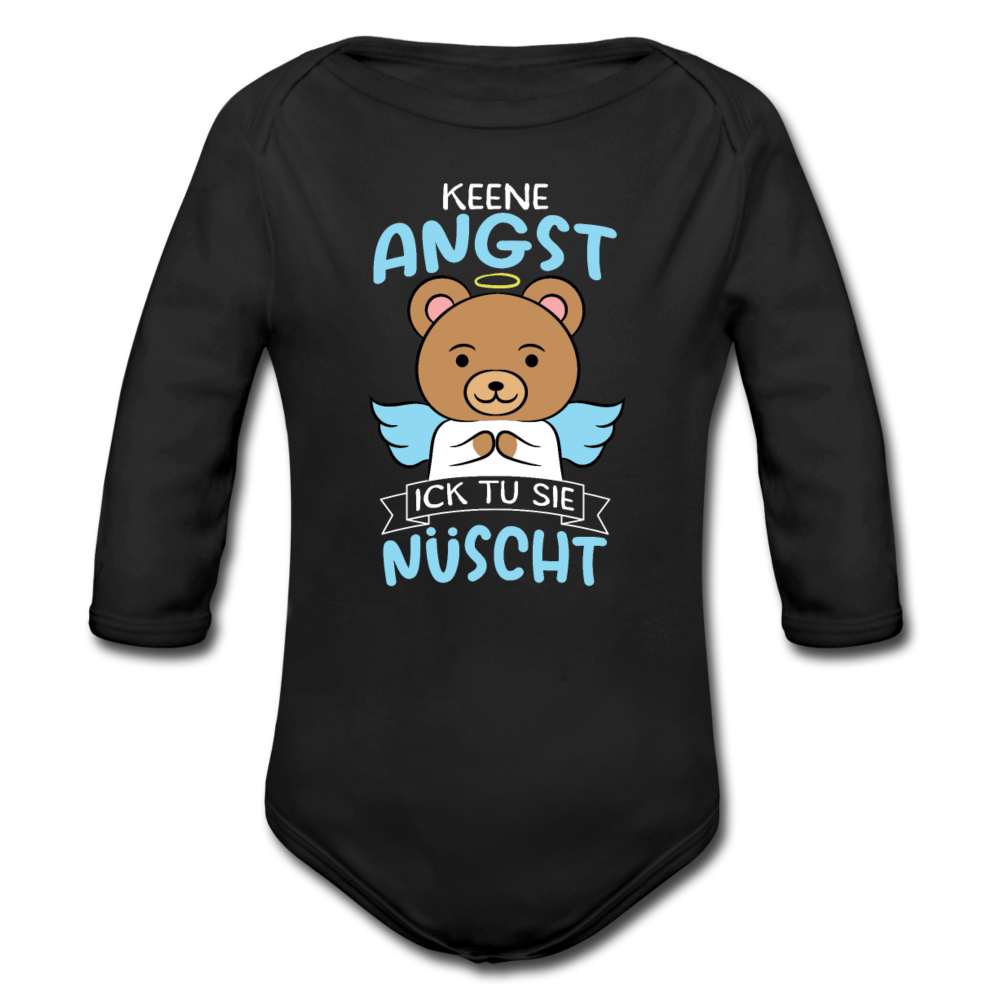 Keene Angst - Bio-Langarmbody - Schwarz
