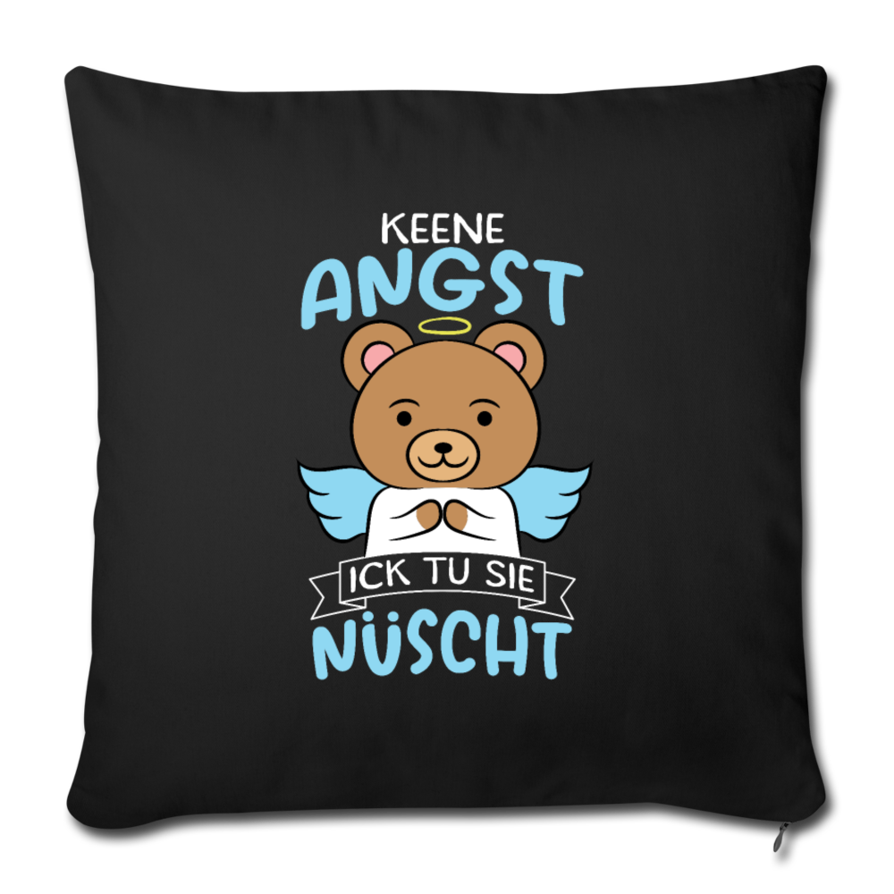 Keene Angst - Sofakissen mit Füllung (45 x 45 cm) - Schwarz