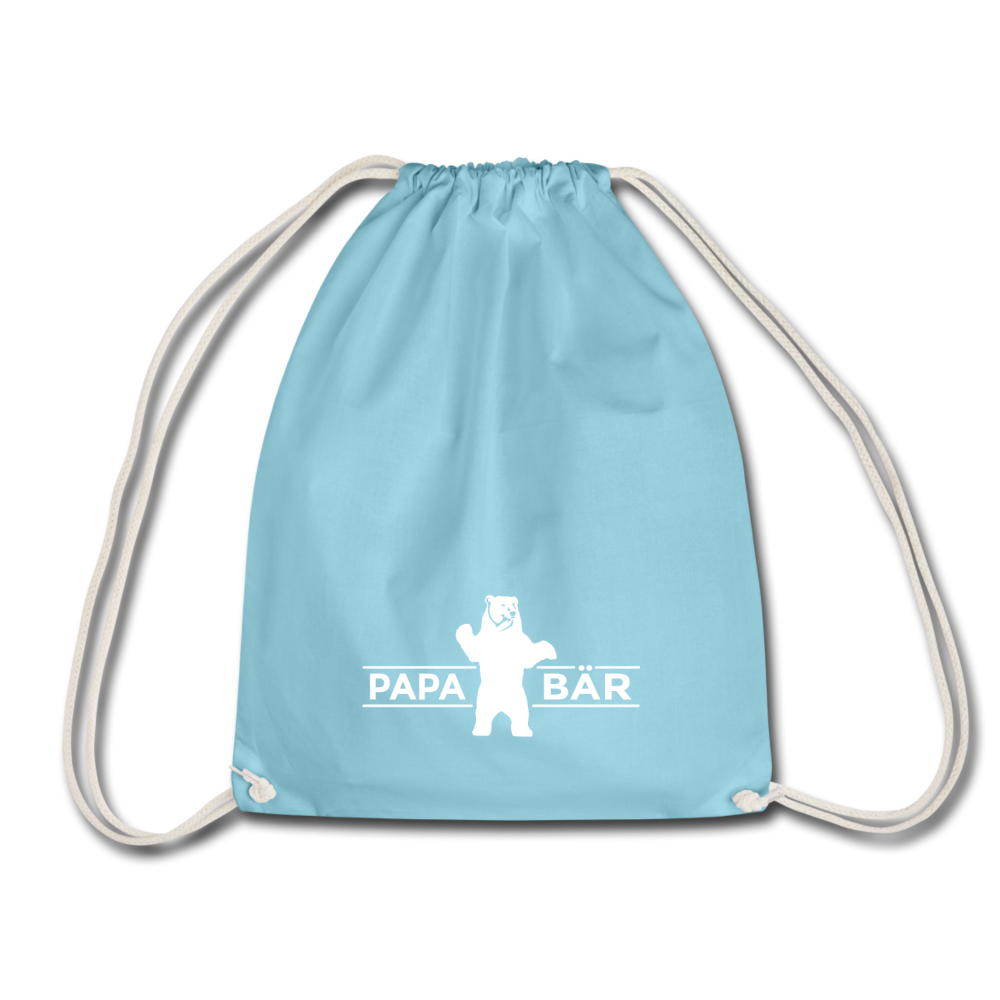 Papa Bär - Turnbeutel - Aqua