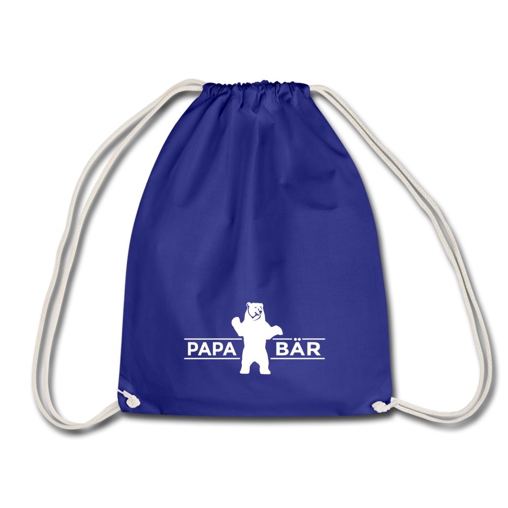 Papa Bär - Turnbeutel - Königsblau
