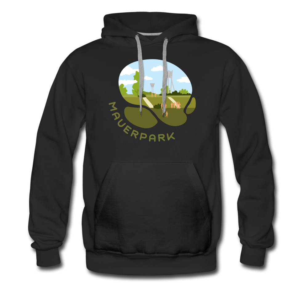 Mauerpark - Männer Premium Hoodie - Schwarz