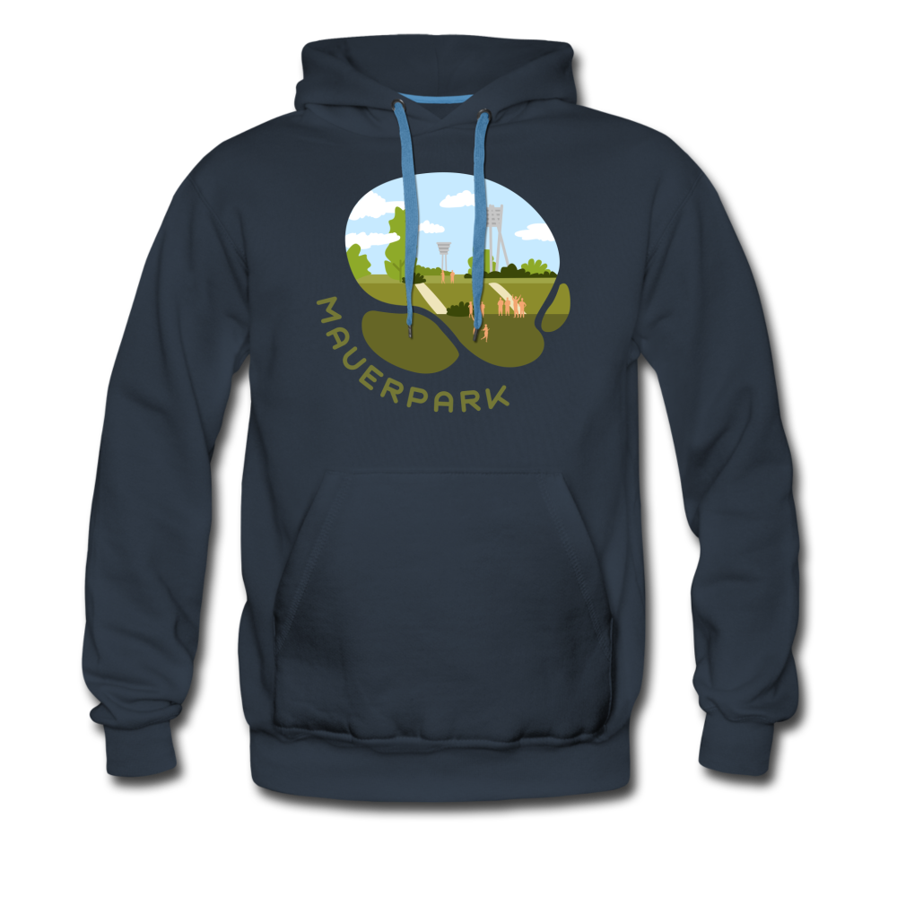 Mauerpark - Männer Premium Hoodie - Navy