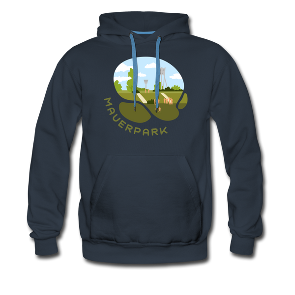 Mauerpark - Männer Premium Hoodie - Navy