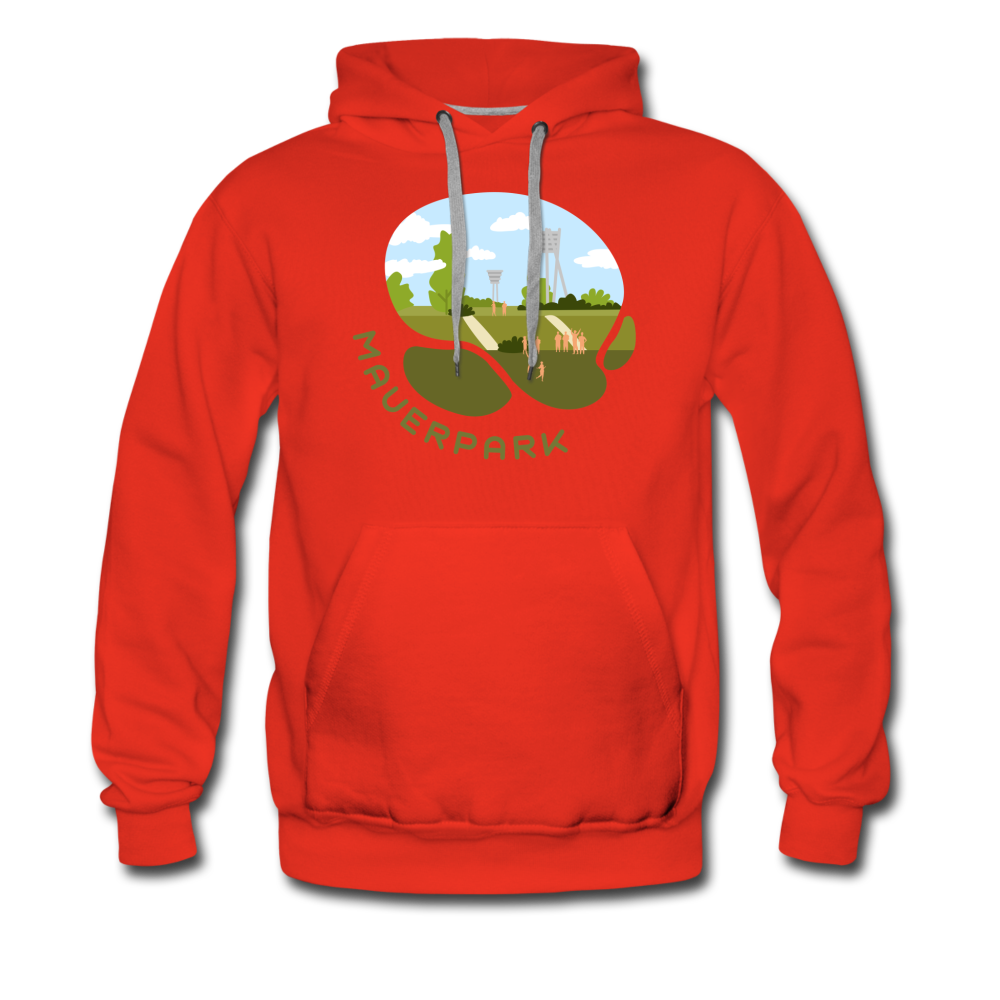 Mauerpark - Männer Premium Hoodie - Rot