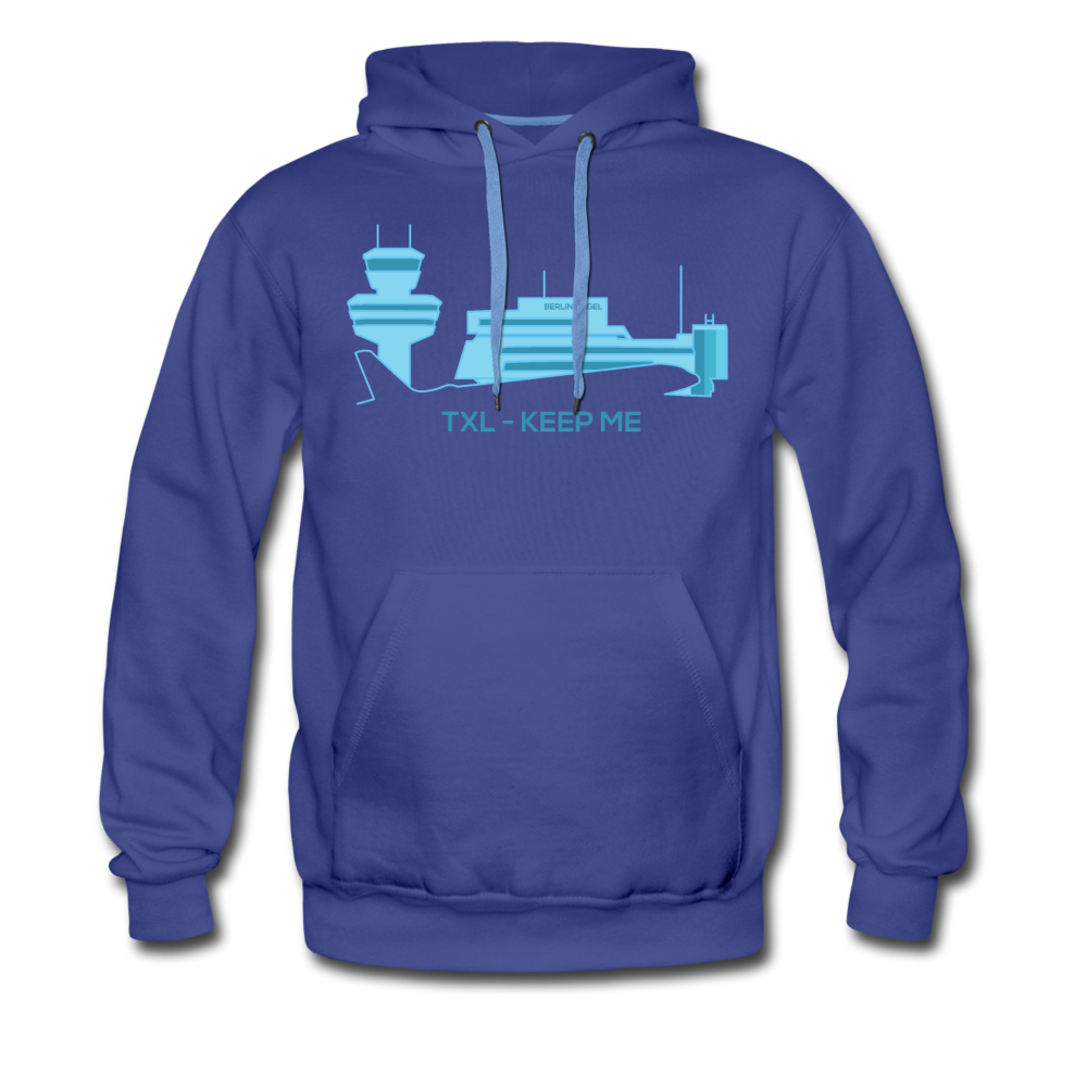 Tegel TXL keep me - Männer Premium Hoodie - Königsblau