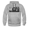 Teufelsberg im Bild - Männer Premium Hoodie - Grau meliert