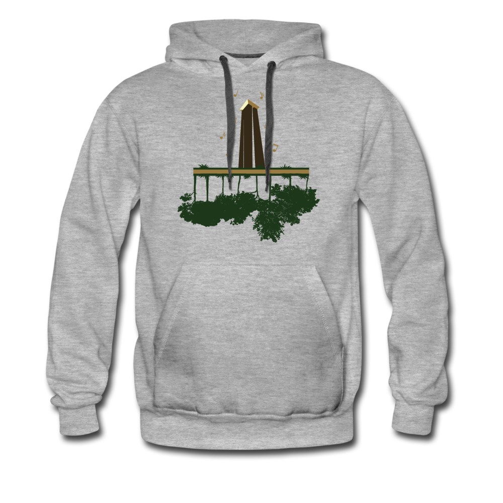 Carillon Tiergarten - Männer Premium Hoodie - Grau meliert