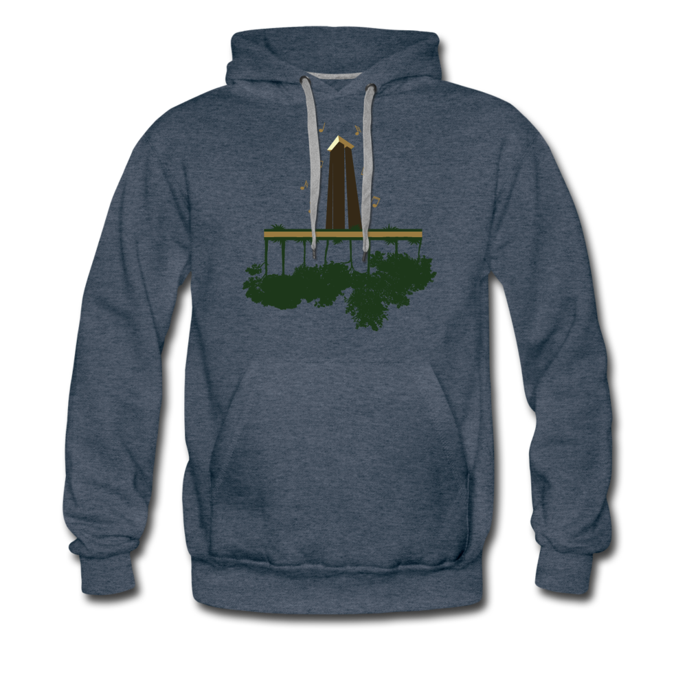 Carillon Tiergarten - Männer Premium Hoodie - Jeansblau