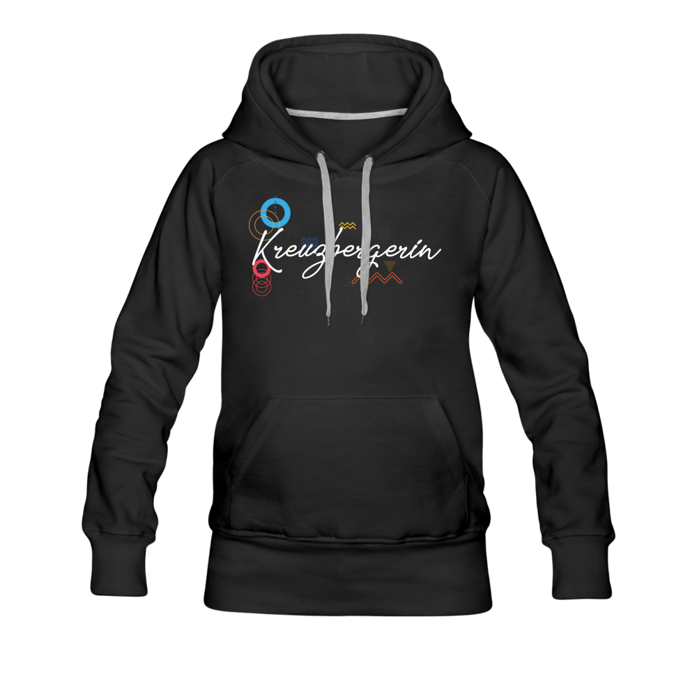 Kreuzbergerin - Frauen Premium Hoodie - Schwarz