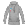 Kreuzbergerin - Frauen Premium Hoodie - Grau meliert