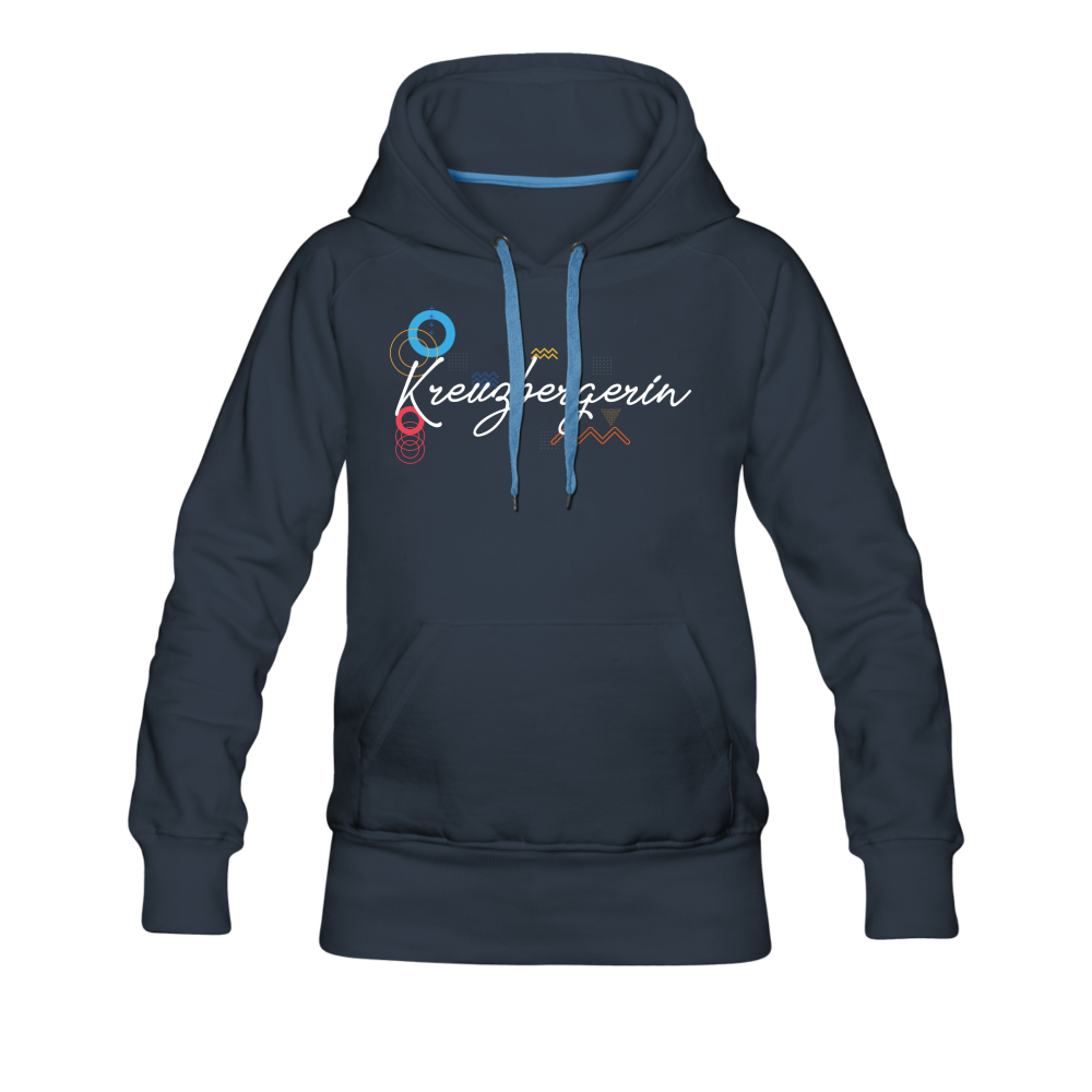 Kreuzbergerin - Frauen Premium Hoodie - Navy