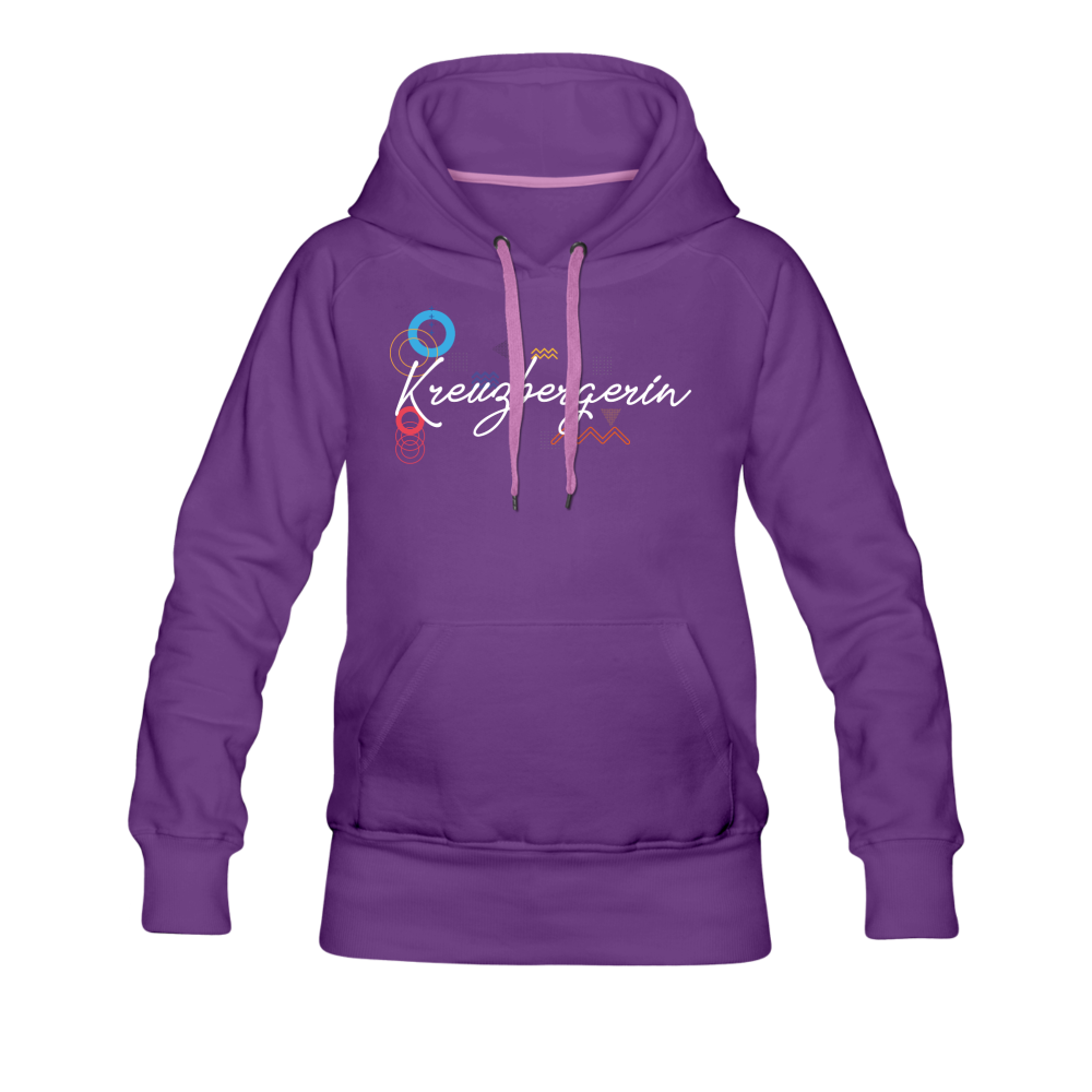 Kreuzbergerin - Frauen Premium Hoodie - Purple