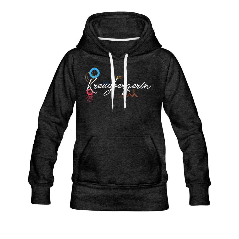 Kreuzbergerin - Frauen Premium Hoodie - Anthrazit