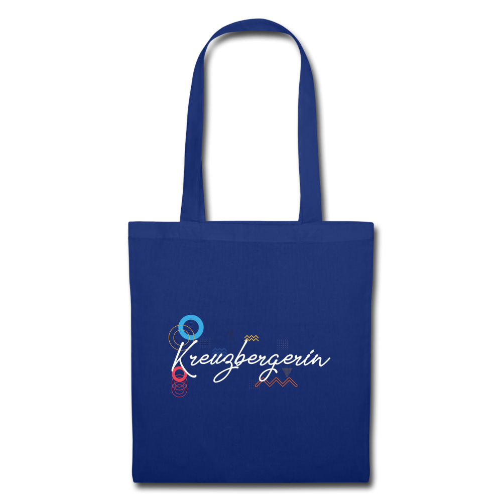 Kreuzbergerin - Stoffbeutel - Royalblau
