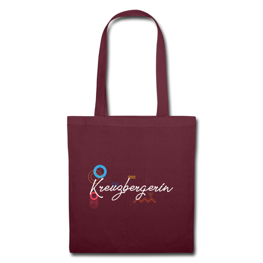 Kreuzbergerin - Stoffbeutel - Burgunderrot