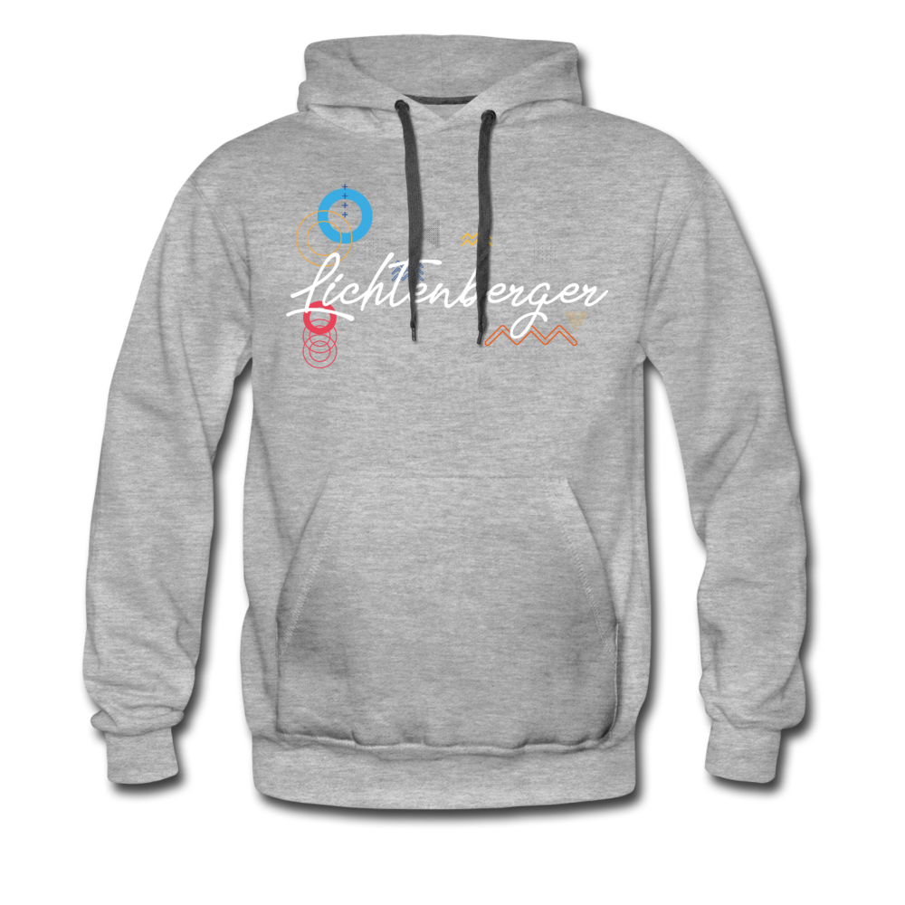 Lichtenberger - Männer Premium Hoodie - Grau meliert