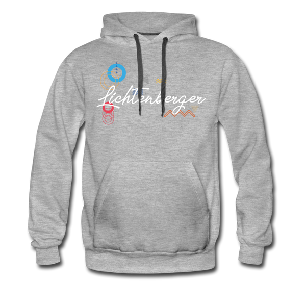 Lichtenberger - Männer Premium Hoodie - Grau meliert