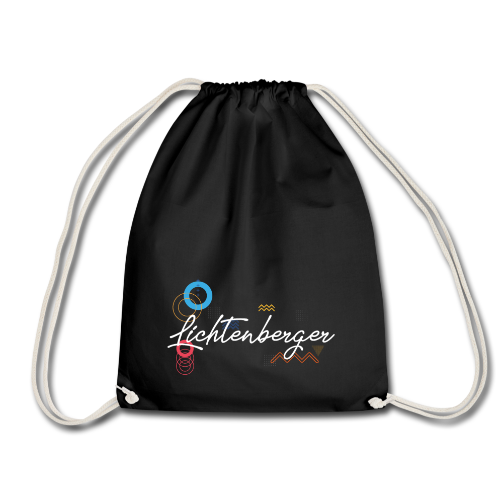 Lichtenberger - Turnbeutel - Schwarz