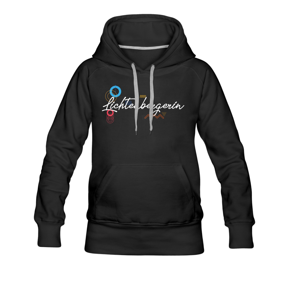 Lichtenbergerin - Frauen Premium Hoodie - Schwarz
