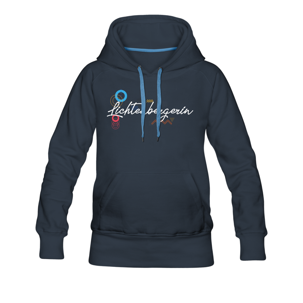 Lichtenbergerin - Frauen Premium Hoodie - Navy