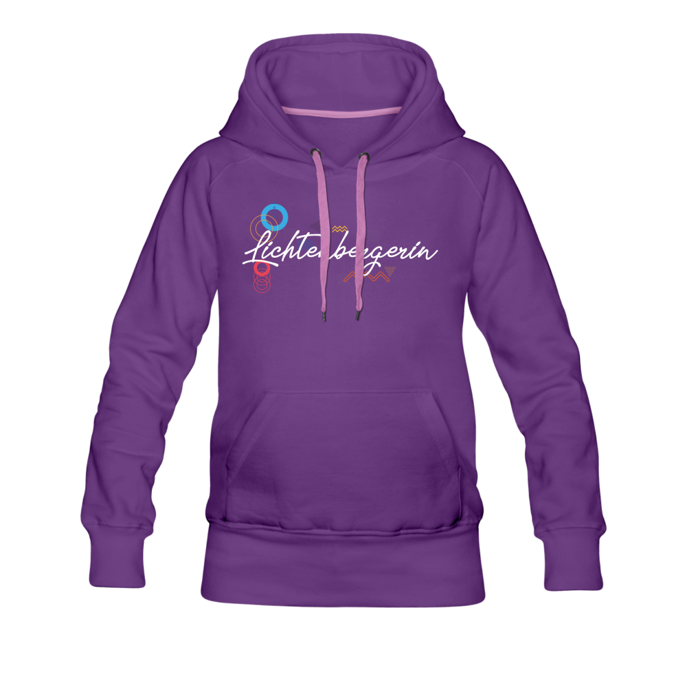 Lichtenbergerin - Frauen Premium Hoodie - Purple
