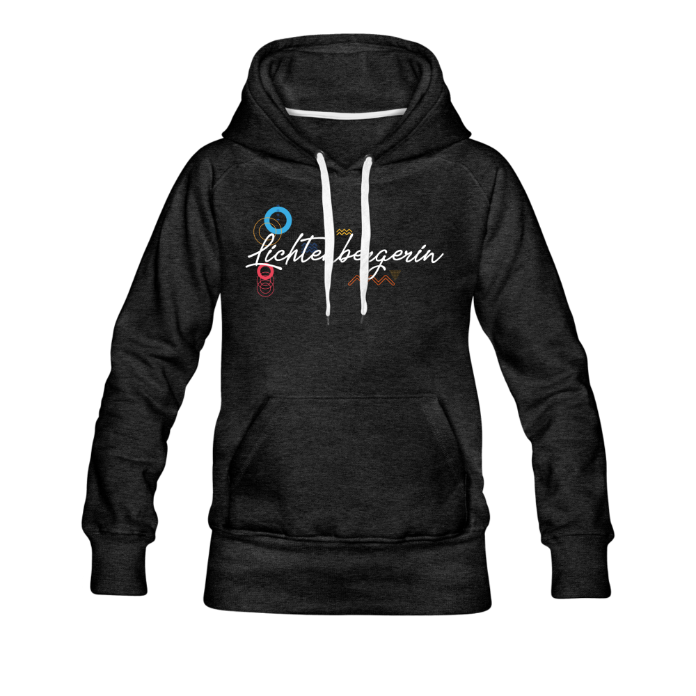 Lichtenbergerin - Frauen Premium Hoodie - Anthrazit