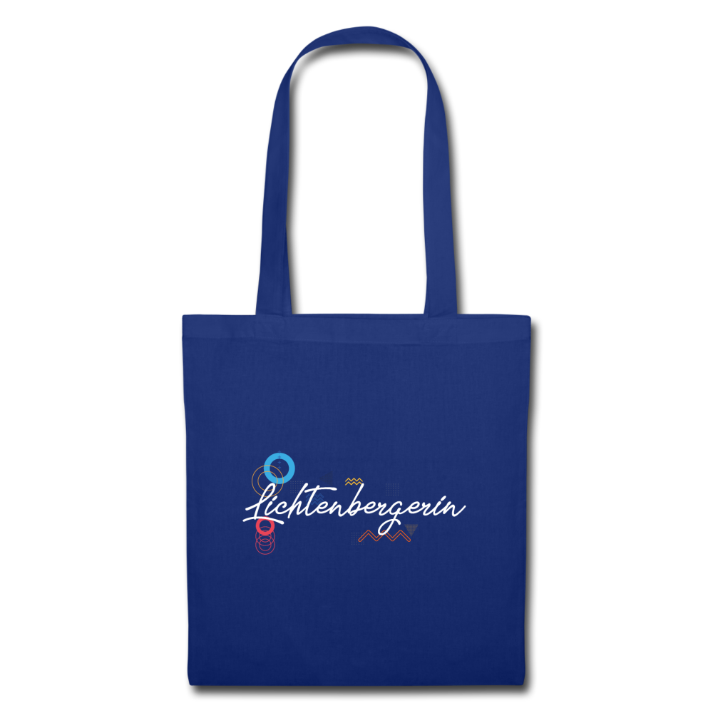Lichtenbergerin - Stoffbeutel - Royalblau