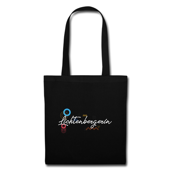 Lichtenbergerin - Stoffbeutel - Schwarz