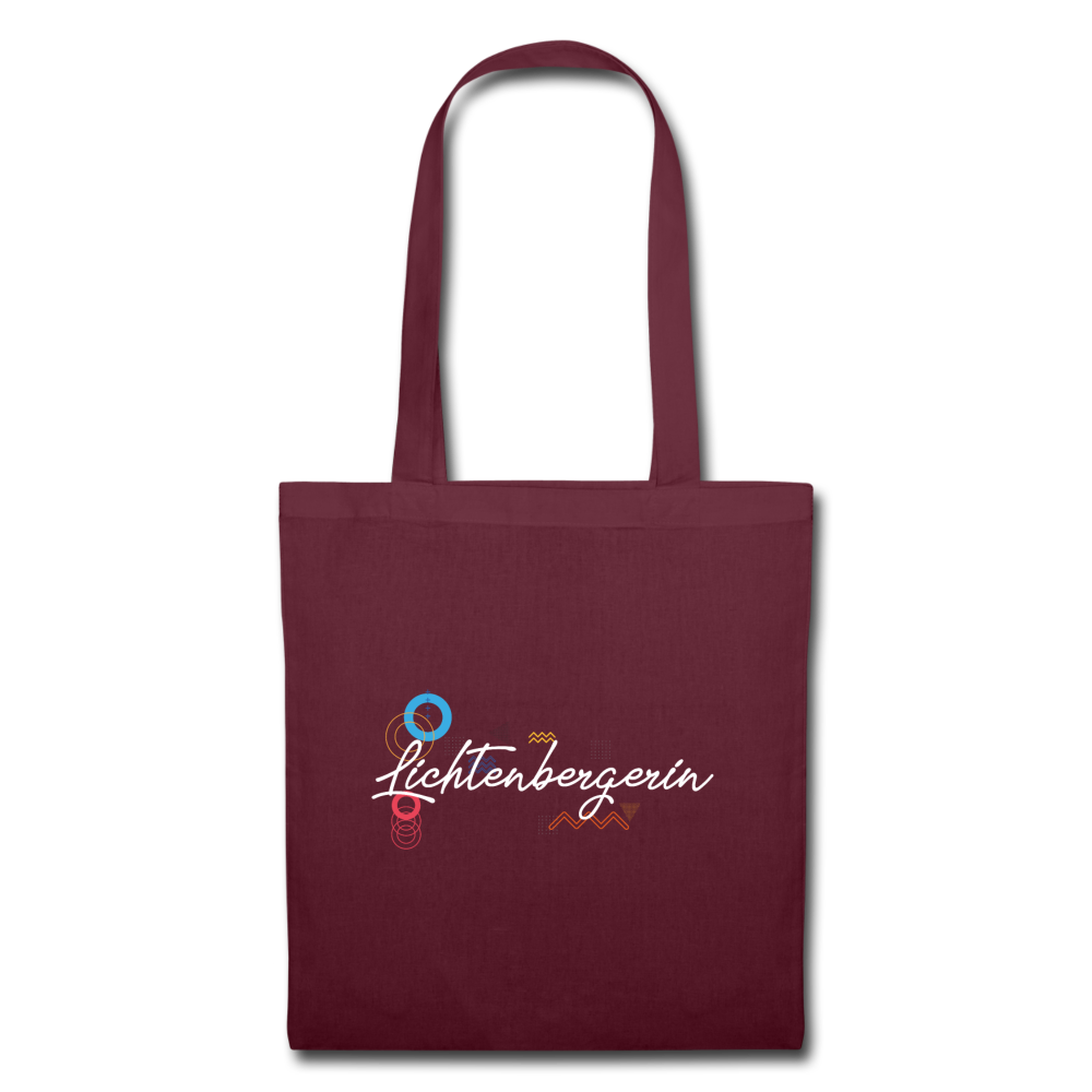 Lichtenbergerin - Stoffbeutel - Burgunderrot