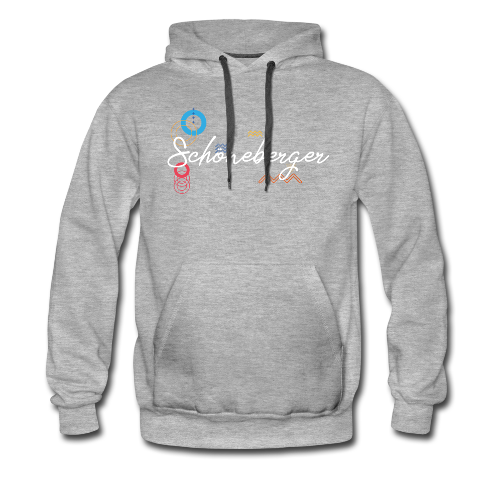 Schöneberger - Männer Premium Hoodie - Grau meliert